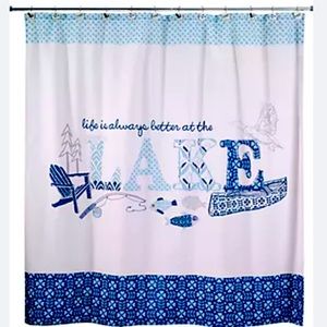 New Avanti Lake Life Shower Curtain